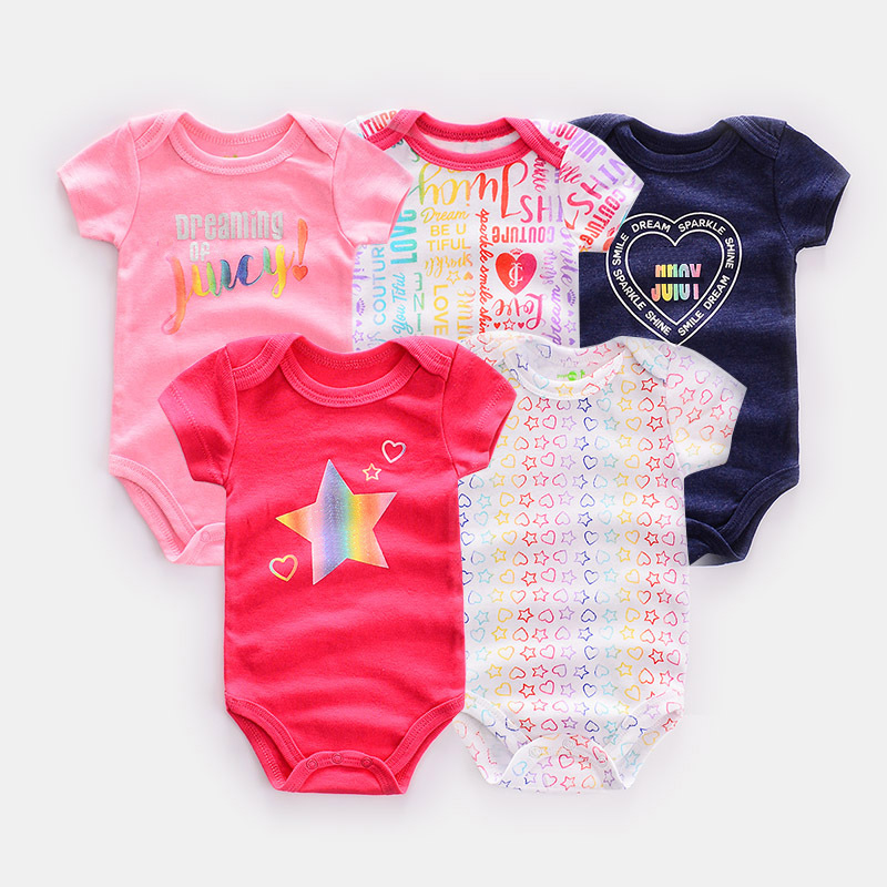 Baby Clothing Outlet - Ircomll 신생아 반팔 코튼 바디 수트,