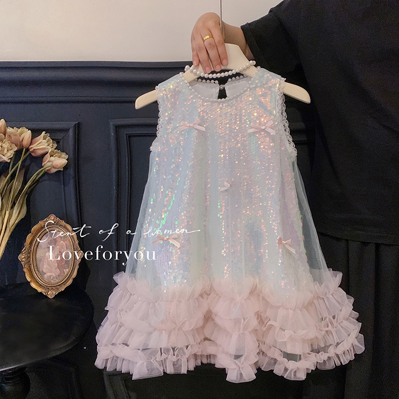 Baby Clothing High End - 여자 드레스 여름 새로운 어린이 나비