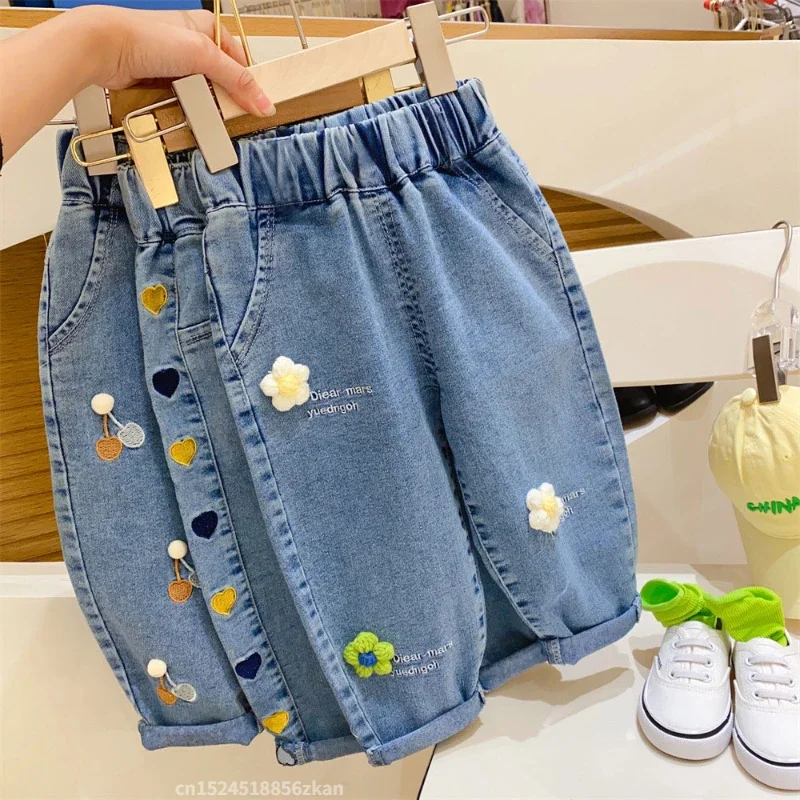 Baby Girl Clothing Zara - Ambroidered 꽃 소녀 청바지 아기 소년