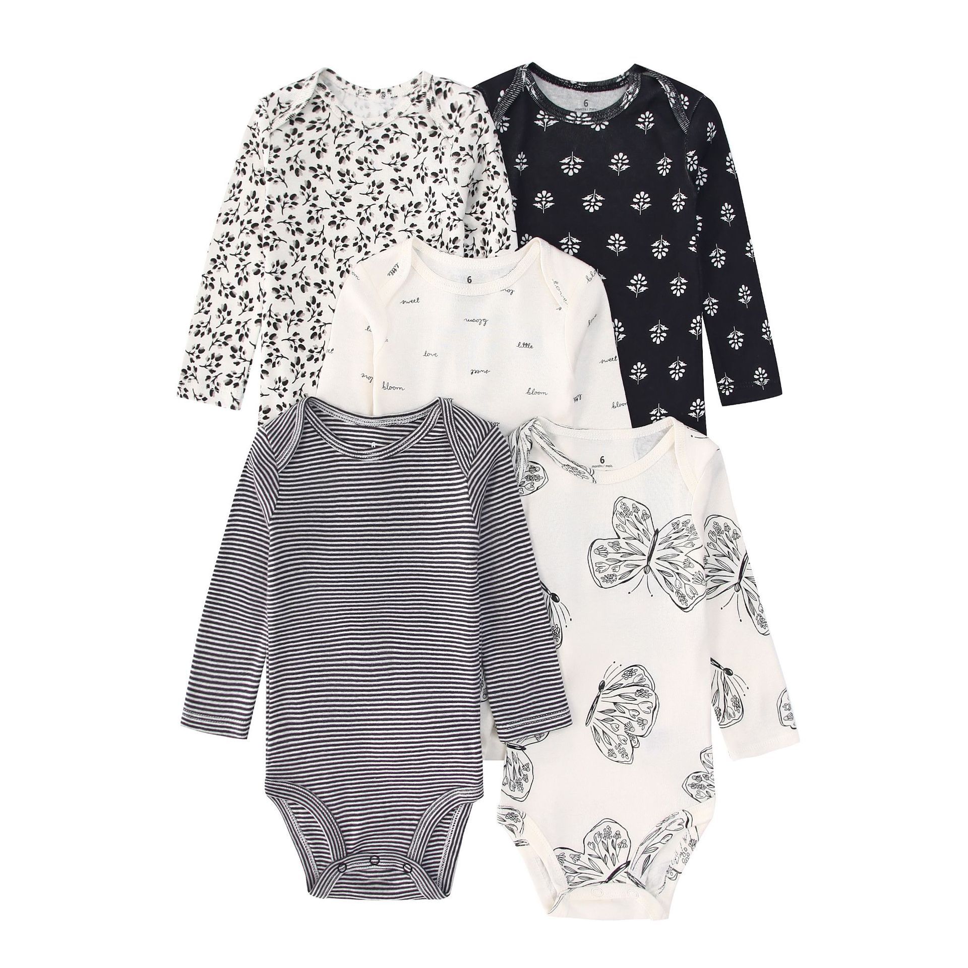 Baby Clothing Outlet - 5PCS 신생아 유아 아기 바디 슈트