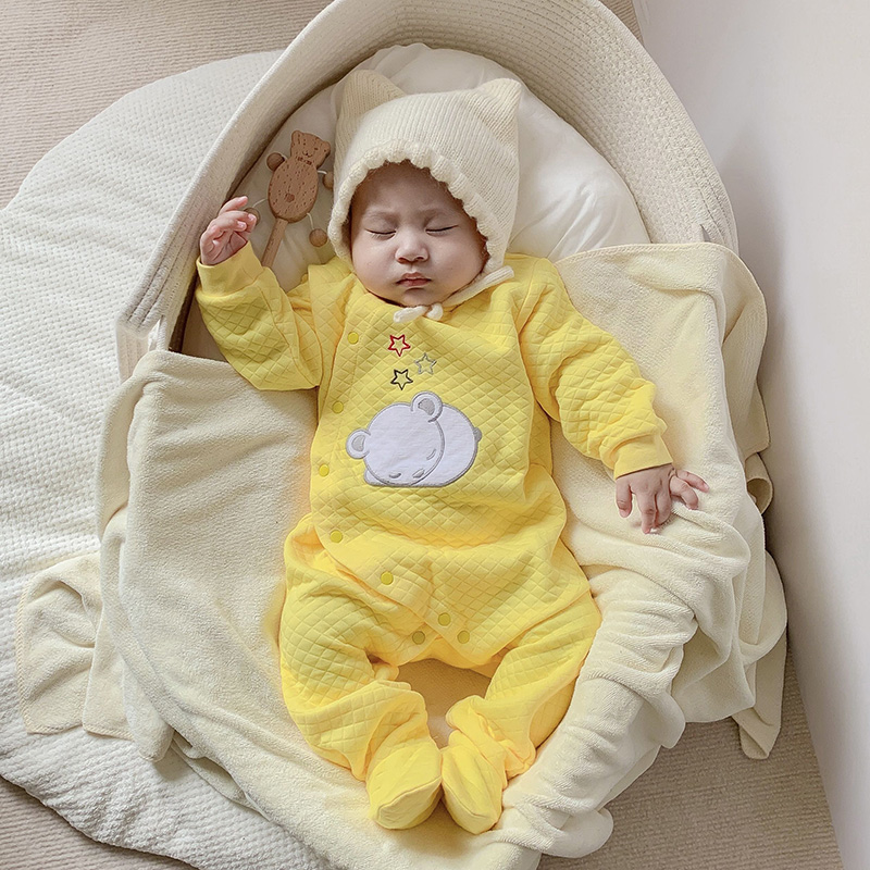 아기 면 롬퍼 옷 신생아 긴팔 유니섹스 우주복 파자마  - Baby Clothing Outlet 리뷰 및 가격