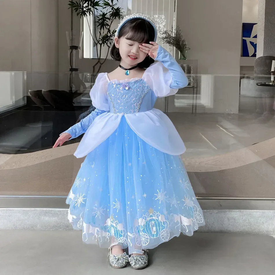 신데렐라 공주 코스프레 드레스 소녀 키즈 볼 가운 스팽 - Baby Tutu Skirt 리뷰 및 가격