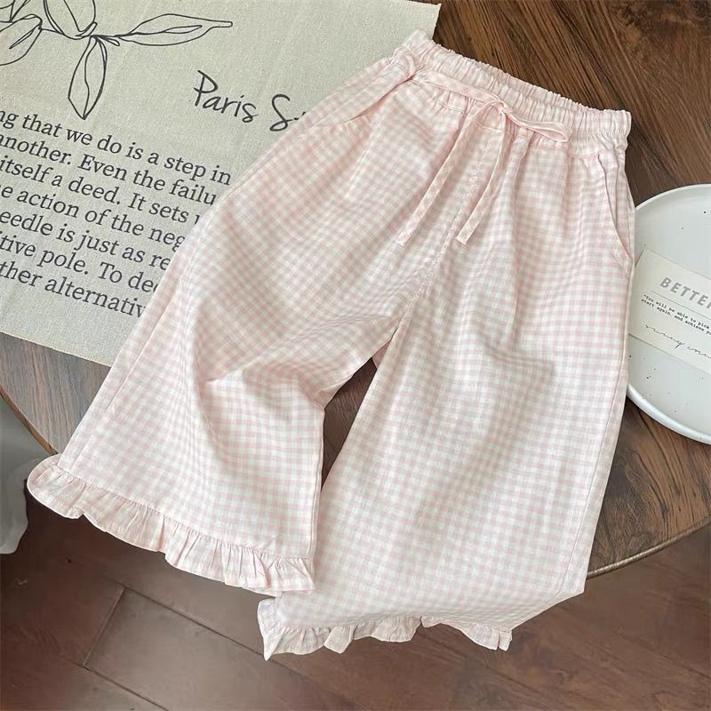아동 의류 세트 활 짧은 소매 탑 + 격자 무늬 넓은  - Baby Girl Clothing Zara 리뷰 및 가격