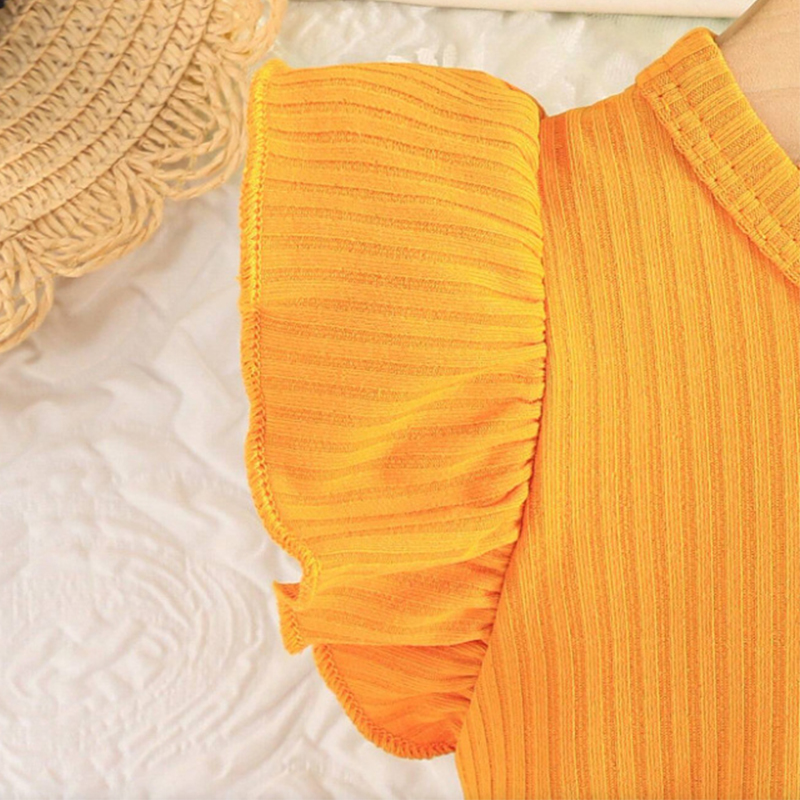 귀여운 꿀벌 어린이 민소매 및 활 머리띠, 0-3 세  - Baby Clothing Yellow 리뷰 및 가격
