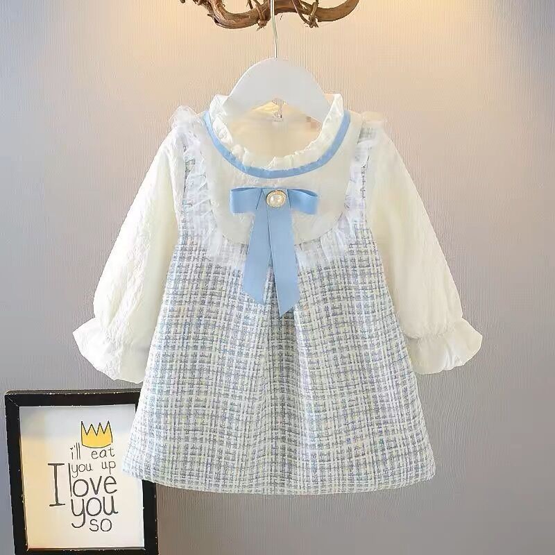 여자 긴 소매 치마 귀여운 느슨한 드레스 겉옷 봄 새로 - Baby Girl Clothing Zara 리뷰 및 가격