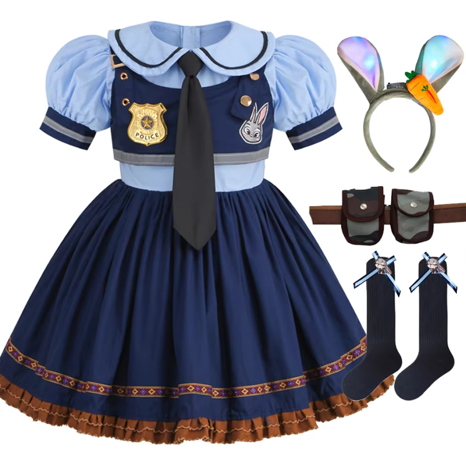 주디 코스프레 의상 어린이 카니발 파티 드레스 소녀 넥 - Toddler Sock Set 리뷰 및 가격