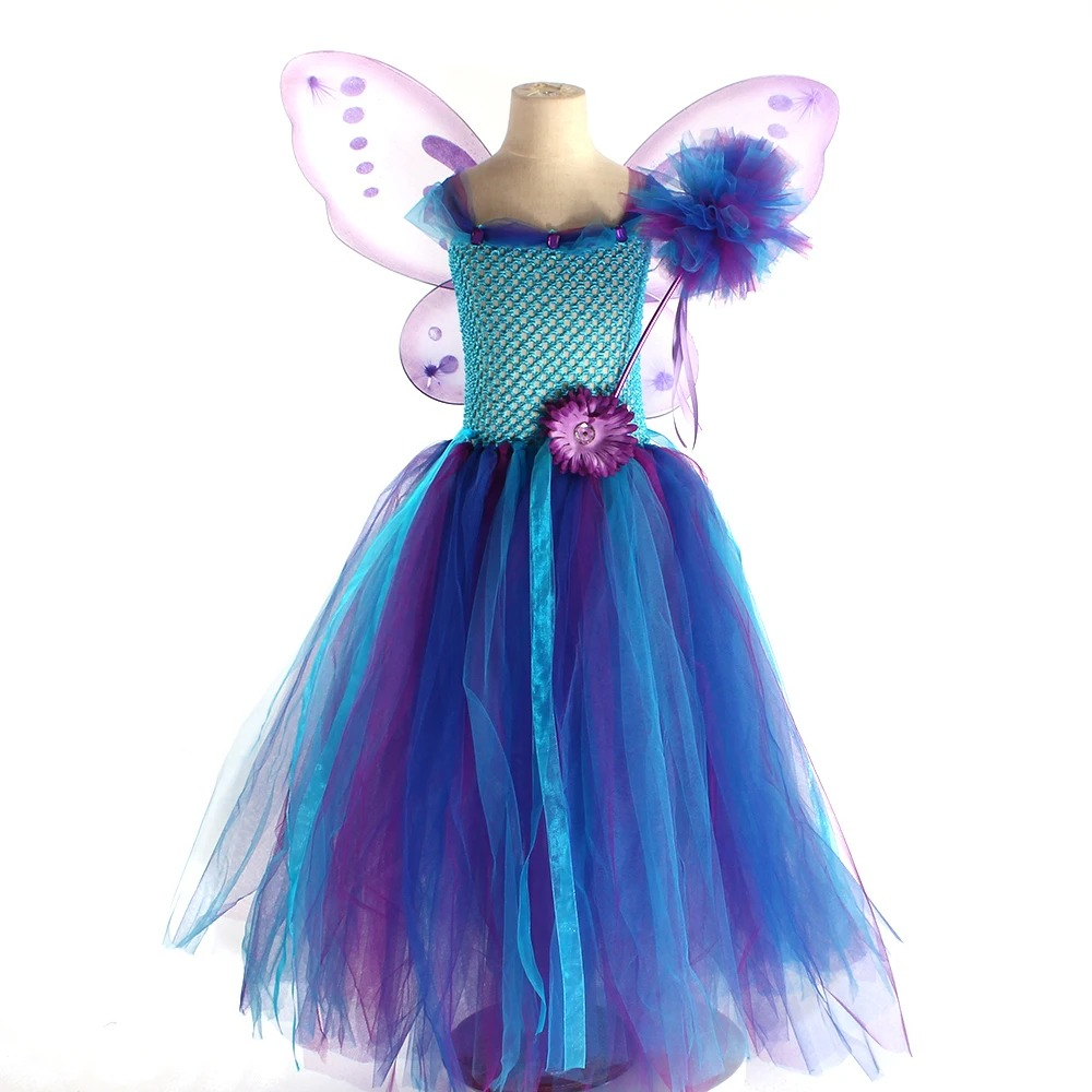 새로운 요정 공주 투투 드레스 날개와 지팡이 포함 생일 - Baby Tutu Skirt 리뷰 및 가격