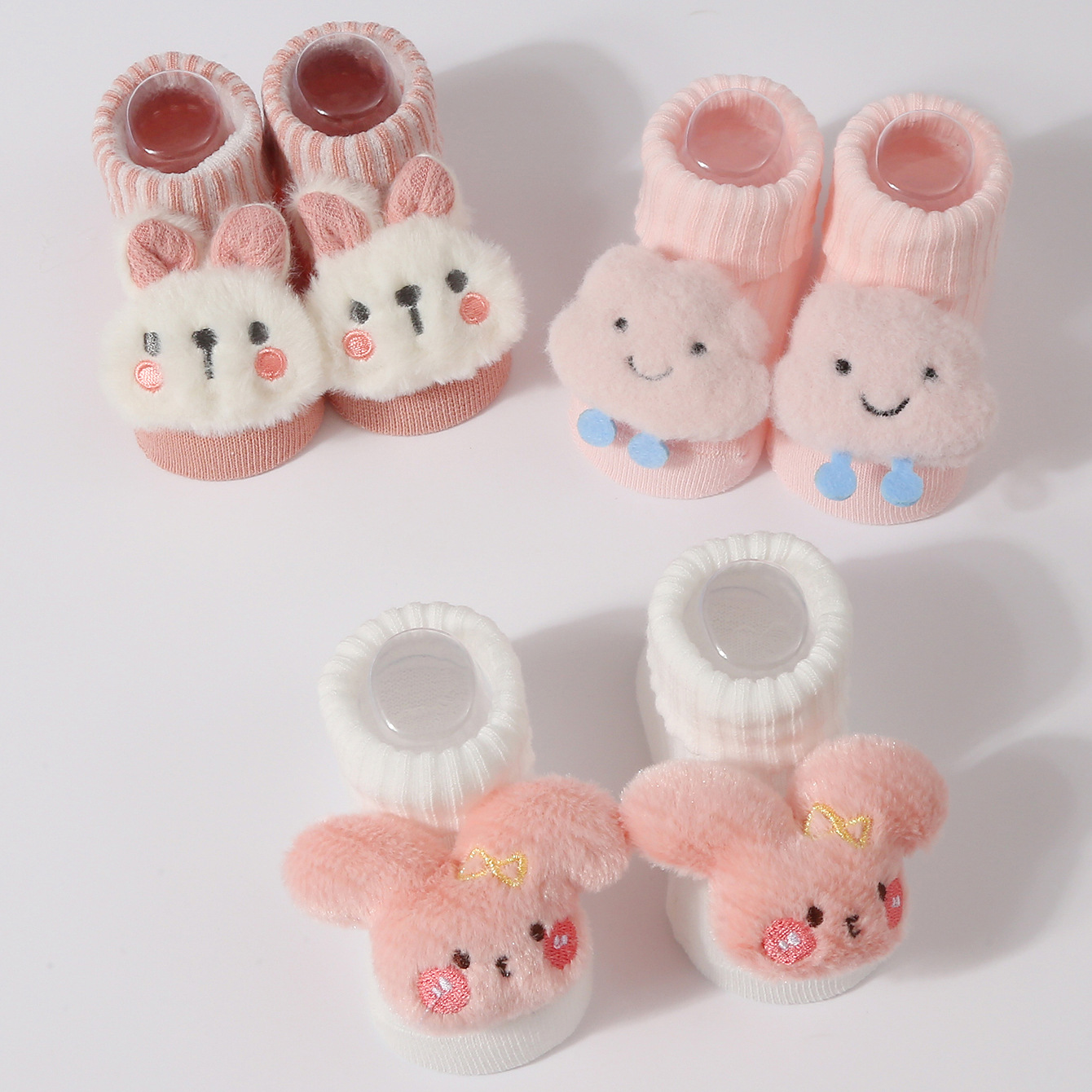 3 짝/대 아기 양말 소녀 소년 신생아 액세서리 만화  - Baby Clothing Deals 리뷰 및 가격