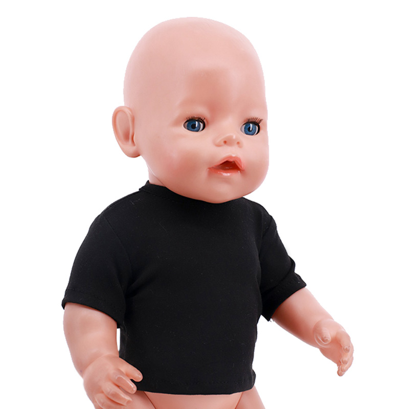 인형 옷 여름 티셔츠 순수 코튼 반팔 수제 솔리드 컬러 - Baby Clothing Deals 리뷰 및 가격