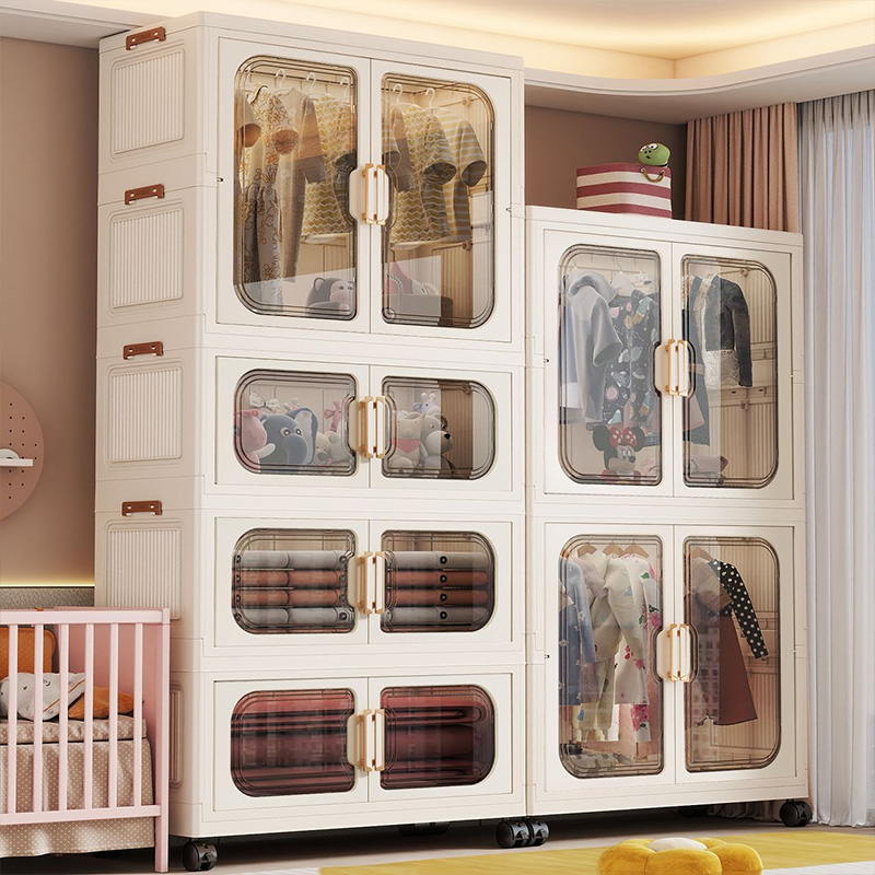 설치 불필요 접이식 아기 옷장 – 거실 및 침실용 다층 - Baby Clothes Organiser 리뷰 및 가격