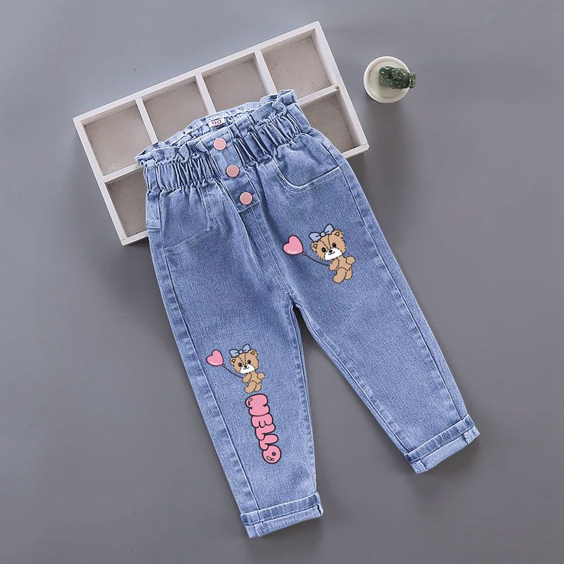 겨울 아기 ​​소녀 플러시 데님 바지 유아 어린이 만화 - Baby Girl Clothing Zara 리뷰 및 가격