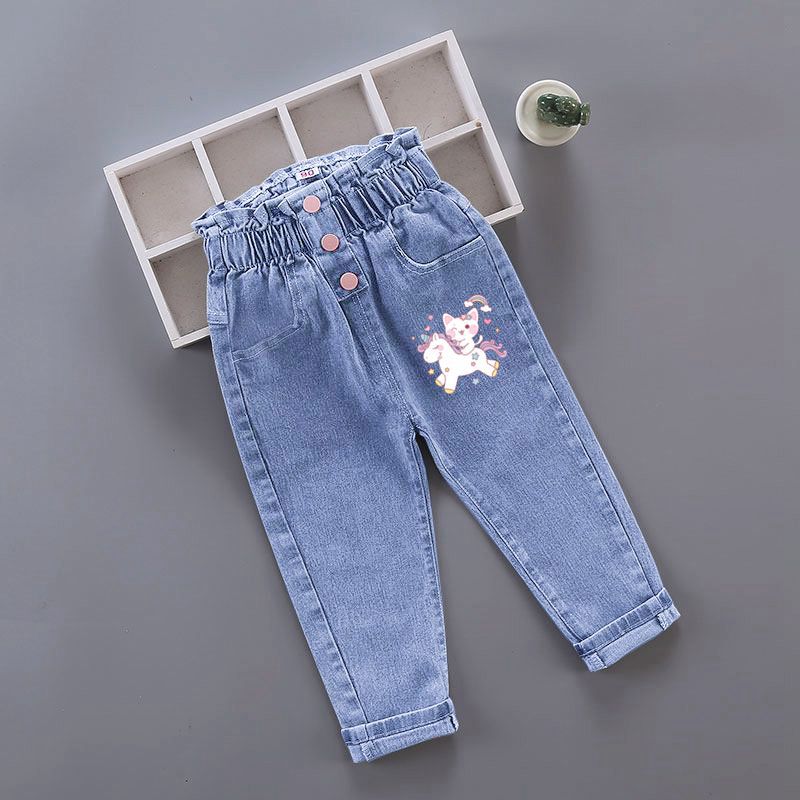 겨울 아기 ​​소녀 플러시 데님 바지 유아 어린이 만화 - Baby Girl Clothing Zara 리뷰 및 가격