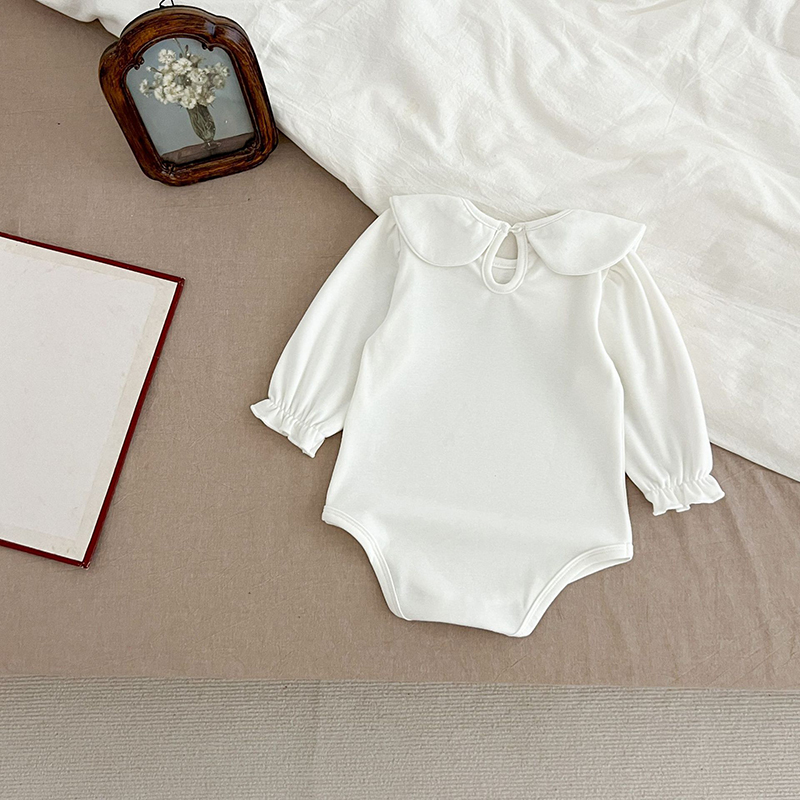 여아용 자수 칼라 롬퍼, 유아 의류, 코튼 화이트, 용 - Baby Girl Clothing Zara 리뷰 및 가격