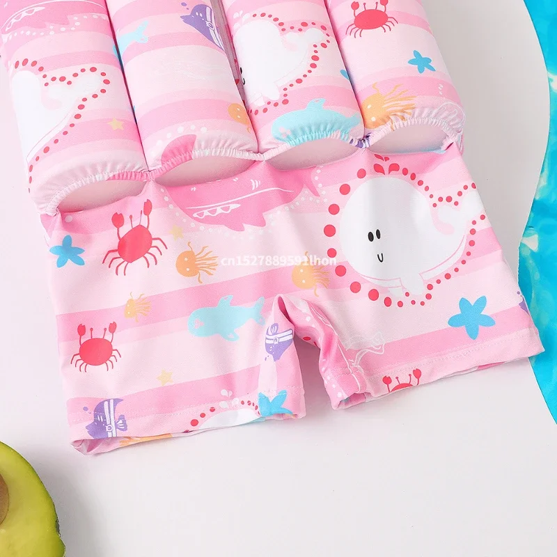 어린이 부력 수영복 만화 프린트 수영복 키즈 원피스 플 - Baby Clothing Deals 리뷰 및 가격