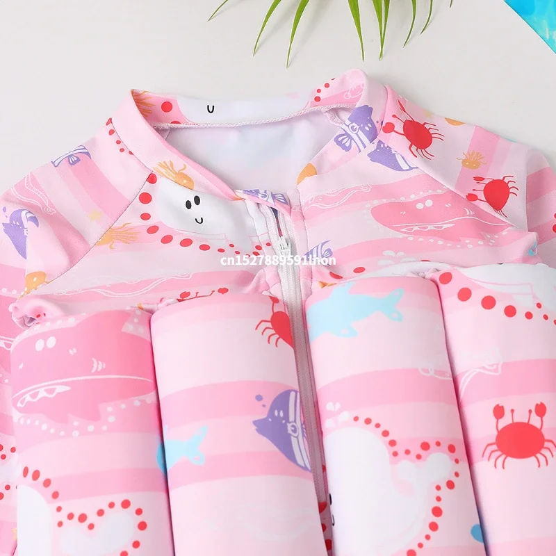 어린이 부력 수영복 만화 프린트 수영복 키즈 원피스 플 - Baby Clothing Deals 리뷰 및 가격