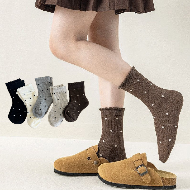 5 짝/대 소녀를위한 어린이 양말 봄 가을 부드러운 면 - Toddler Sock Set 리뷰 및 가격