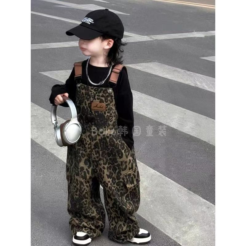 2025년 가을 남아 의류 신상 레오파드 프린트 오버올 - Baby Clothing High End 리뷰 및 가격