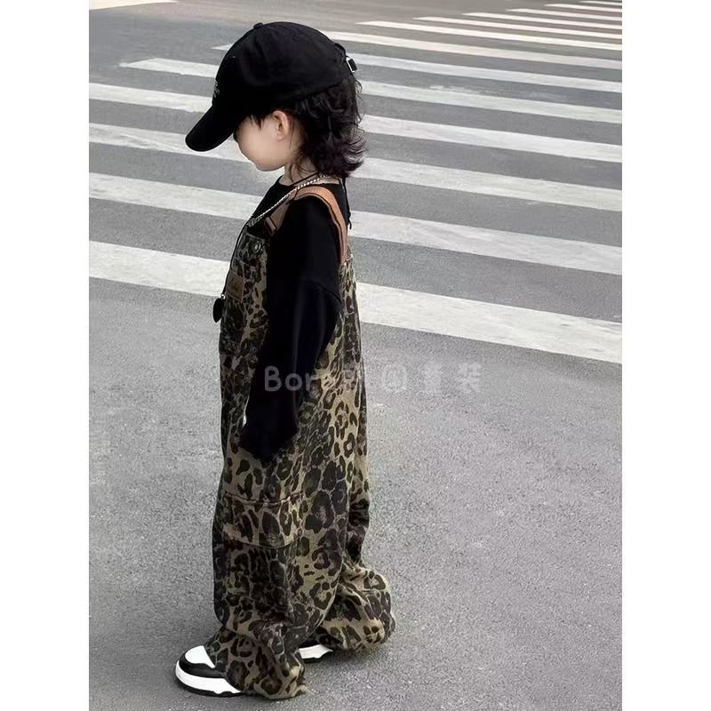 2025년 가을 남아 의류 신상 레오파드 프린트 오버올 - Baby Clothing High End 리뷰 및 가격