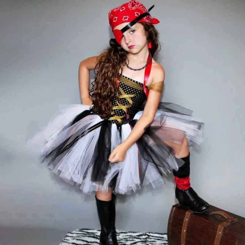 소녀 해적 공주 투투 드레스 슬링 코르셋 보디스 블랙  - Baby Tutu Skirt 리뷰 및 가격