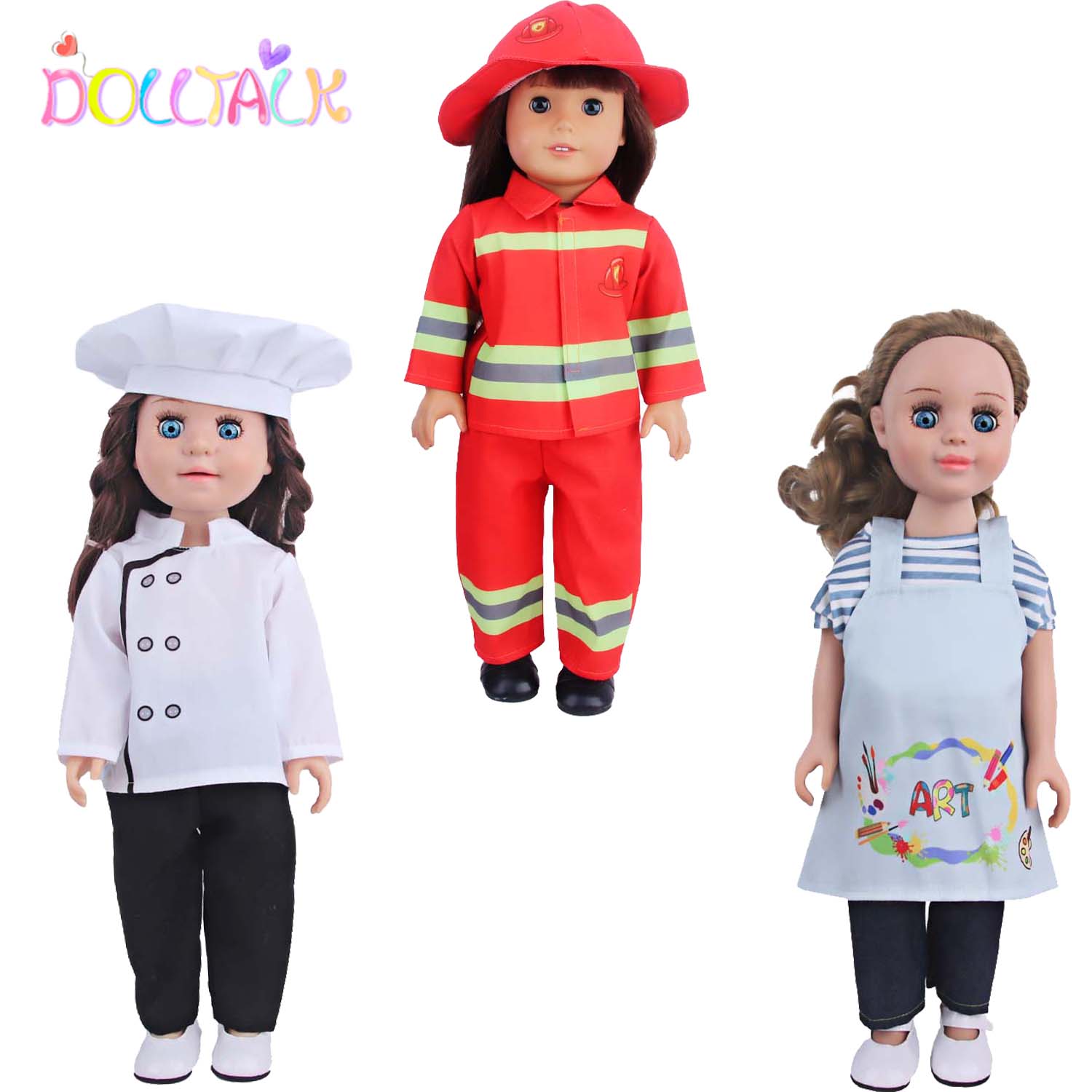 롤 플레잉 미국 18 인치 소녀 인형 복장 Firefi - Baby Clothing Deals 리뷰 및 가격