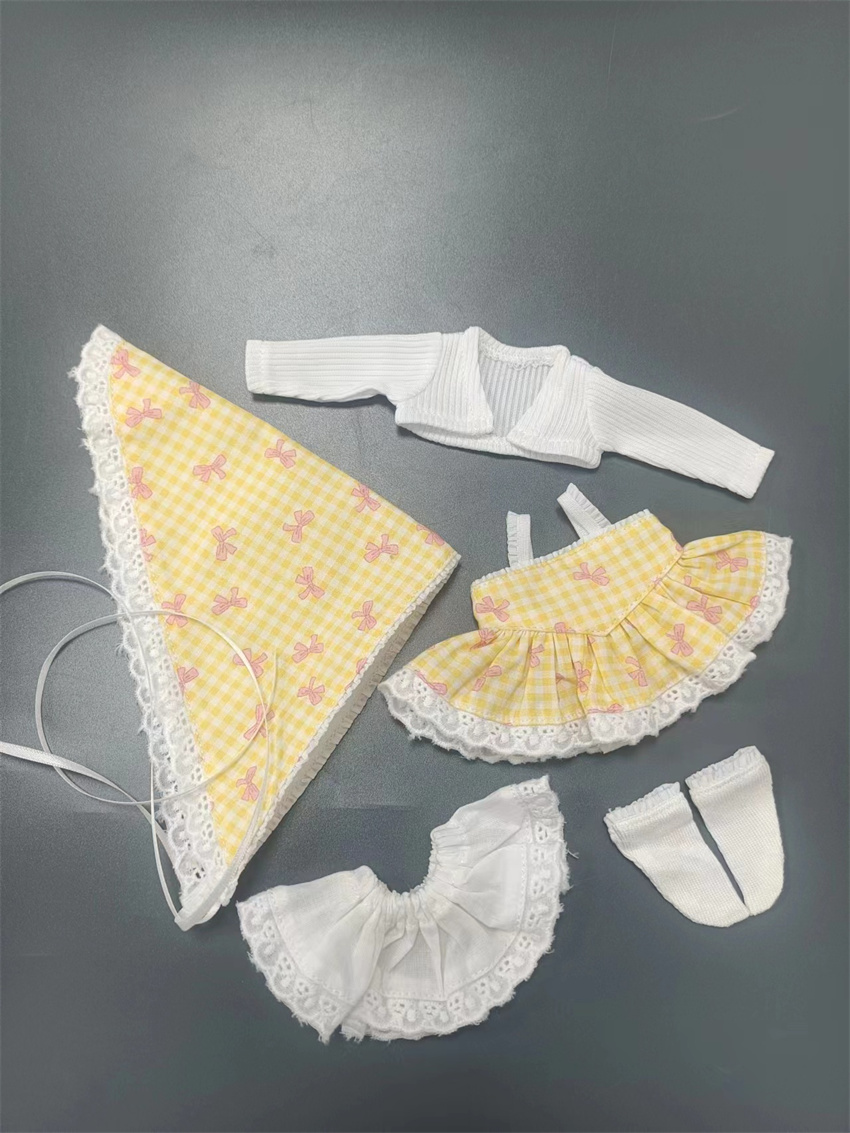 다투디안 빅 보우 케이크 세트 BJD 인형 아기 옷 장 - Baby Clothing Yellow 리뷰 및 가격