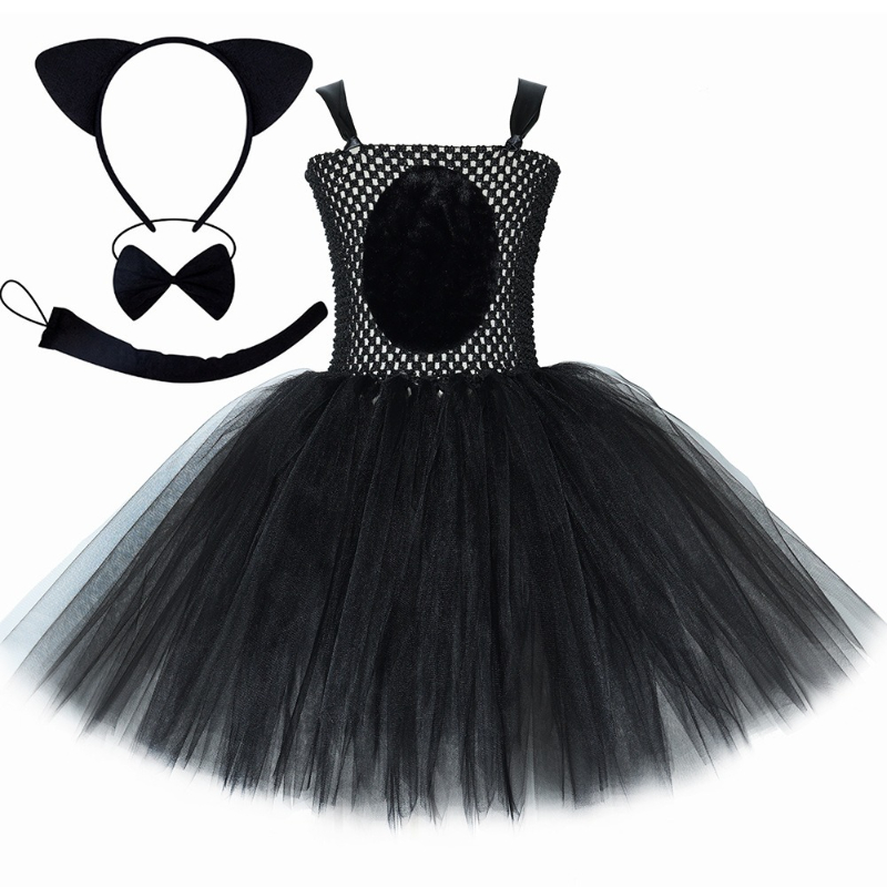 블랙 팬서 고양이 튜튜 드레스 코스튬 할로윈 카니발 파 - Baby Tutu Skirt 리뷰 및 가격