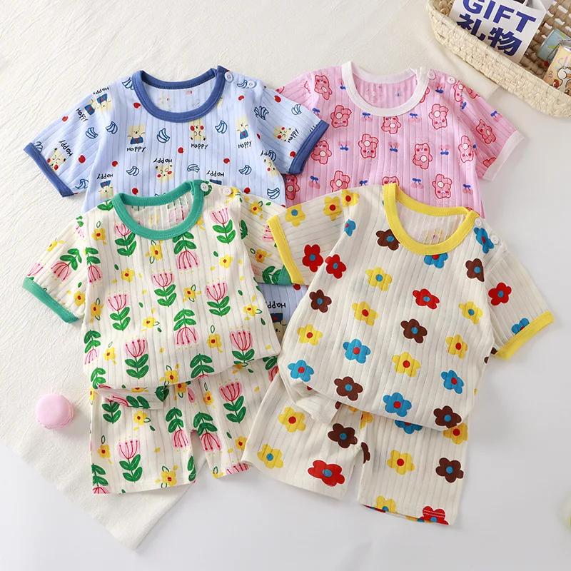 새로운 어린이 소년 소녀 여름 의류 세트 어린이 귀여운 - Baby Girl Clothing Zara 리뷰 및 가격