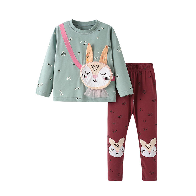 점프 미터 2-7T 긴 소매 여자 의류 세트 아동 정장 - Baby Girl Clothing Zara 리뷰 및 가격